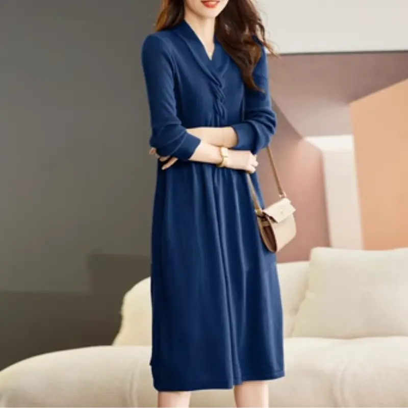 Long Sleeve Knitted Dress for Women（50% OFF） spiyle