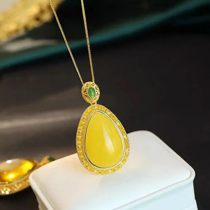 🔥50% OFF🔥 Elegant Lucky Flower Pendant Necklace spiyle