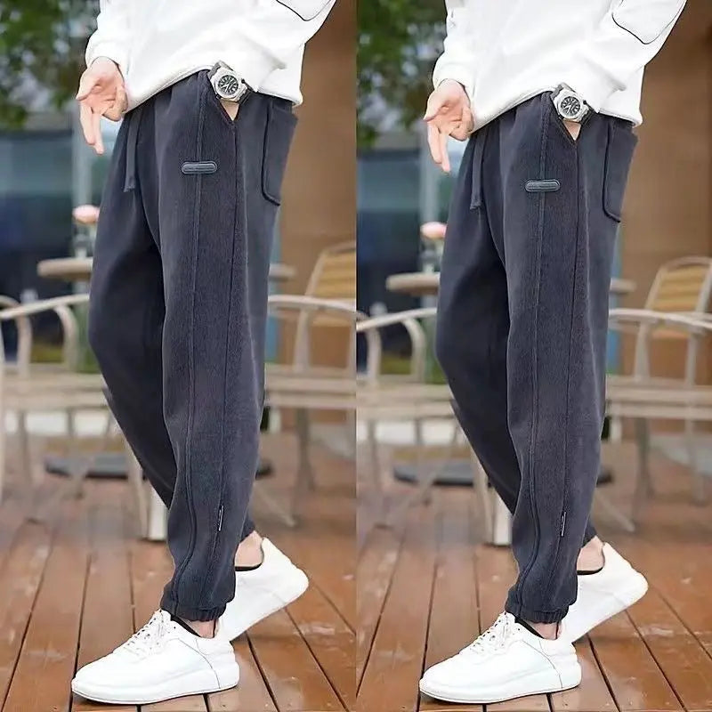 Men's Fashionable Versatile Cuffed Sweatpants spiyle