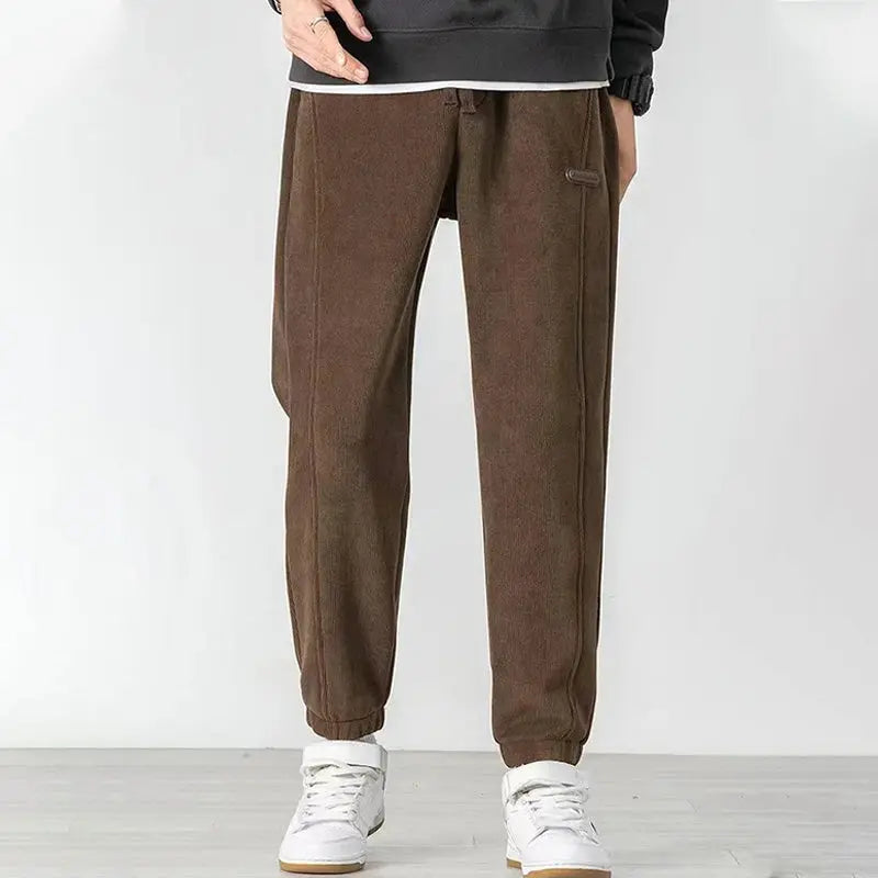 Men's Fashionable Versatile Cuffed Sweatpants spiyle