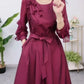 🌺🎉50% discount on new spring products🔥- Exquisite Long Sleeve Tie Waist Dress spiyle
