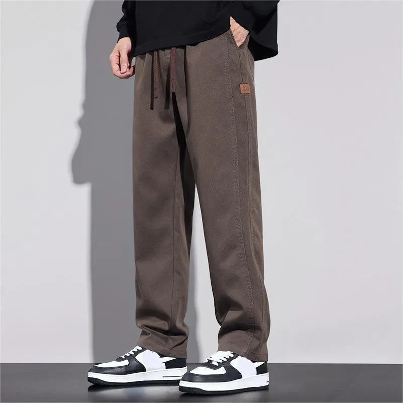 🎉New Product Launch💐–Men's Fashion Drawstring Loose Straight Leg Pants（53% OFF🔥） spiyle