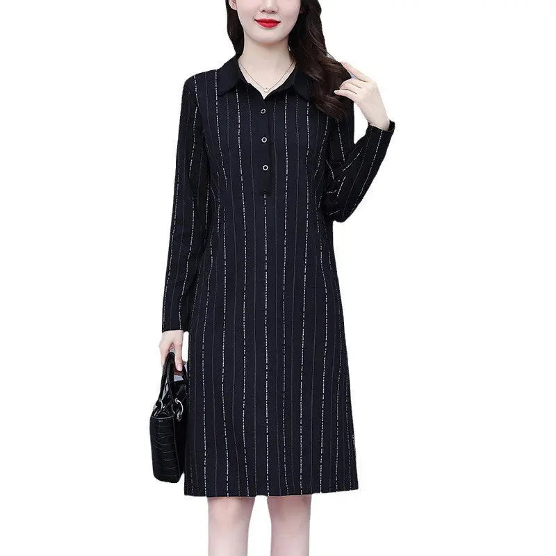 🎁Hot Sale 48% OFF⏳Women's Loose Lapel Long Sleeve Dress with Pockets🎀 spiyle