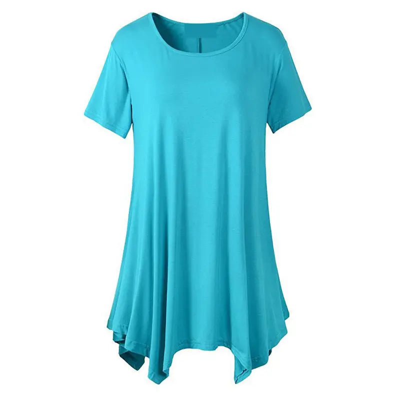 🔥✨Surprise Sale🔥✨ Women's Loose Comfortable Mid-length Short-sleeved T-shirt spiyle